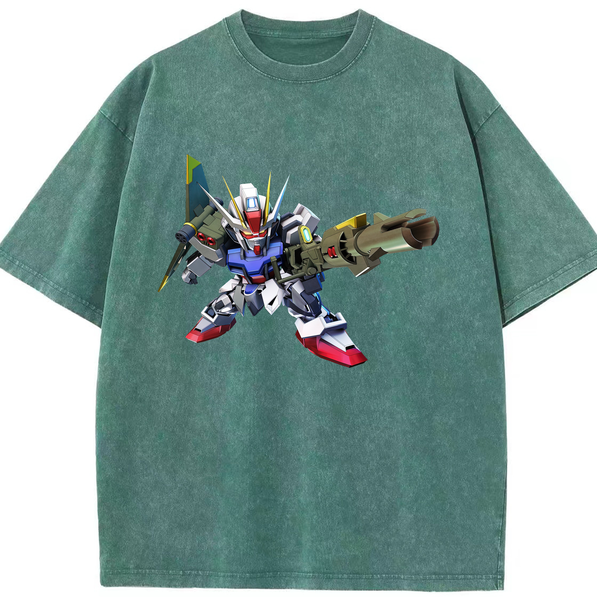 （画像用） 機動戦士ガンダム Mobile Suit Gundam 綿100% ヴィンテージ風 半袖Tシャツ（フロントプリント）